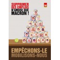 Affiche "Supprimer des emplois n'amuse que Macron"
