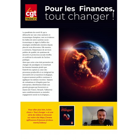 4 pages "Pour les finances, tout changer"