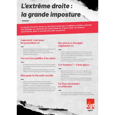 Tract A4 contre l'extrême droite