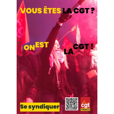 Affiche syndicalisation manif