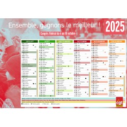 Calendrier 2025 CGT Finances