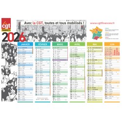 Calendrier 2026 CGT Finances