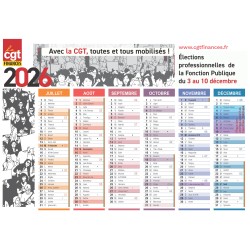 Calendrier 2026 CGT Finances