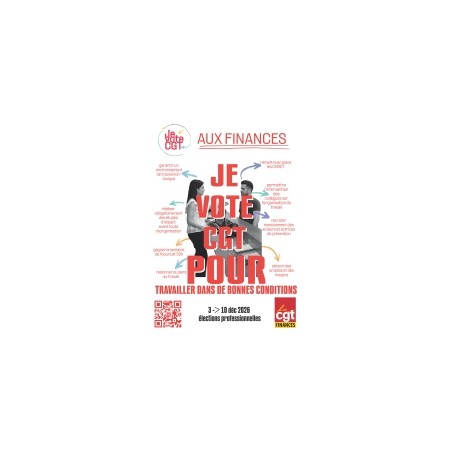 Affiches A3 élections 2026 -conditions de travail