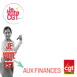 Post-it élections 2026 "Je vote CGT "