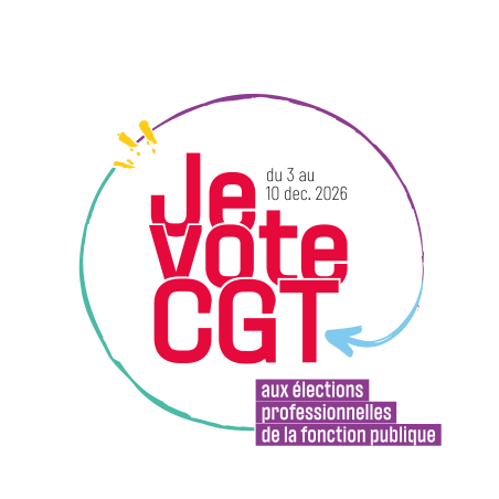 Autocollants élections professionnelles décembre 2026 - multicolore
