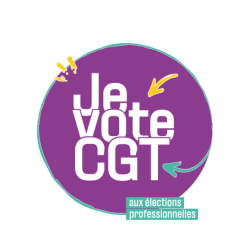 Autocollants élections professionnelles décembre 2026 - violet