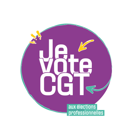 Autocollants élections professionnelles décembre 2026 - violet